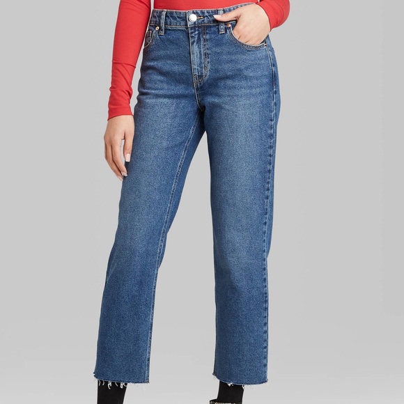 target straight leg jeans